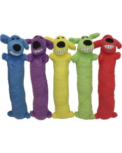 Multipet Loofa Dog 18 In. Plush Squeaky Dog Toy