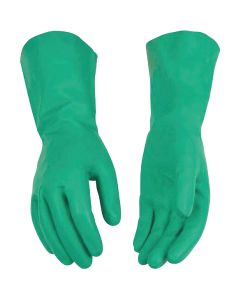 Kinco Men's Large Teal 15-Mil Fully-Coated Nitrile Glove