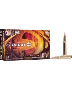 Federal Fusion 30-06 Springfield 165 Grain Soft Point Centerfire Ammunition Cartridges