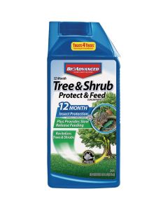 BioAdvanced 1 Qt. Concentrate Tree & Shrub Protect & Feed Insect Killer