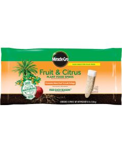Miracle-Gro 10-15-15 Fruit & Citrus Fertilizer Spikes (12-Pack)