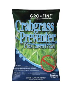 Gro-Fine 39 Lb. 15,000 Sq. Ft. 30-0-4 Lawn Fertilizer with Crabgrass Preventer