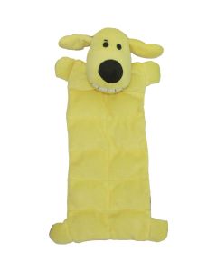 Multipet Loofa Dog 12 In. Plush Squeaker Mat Dog Toy