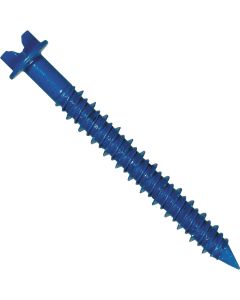 Hillman 3/16 In. x 2-1/4 In. Slotted Hex Washer Tapper Concrete Screw (20 Ct.)