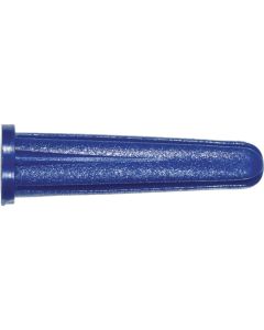 Hillman #6 - #8 Thread x 3/4 In. Blue Conical Plastic Anchor (100 Ct.)