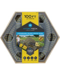 Hydrotech 5/8 In. x 100 Ft. Expandable Burst Proof Hose - Yellow