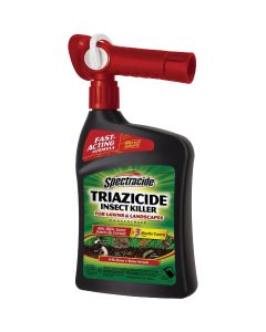 Spectracide Triazicide 32 Oz. Ready To Spray Hose End Insect Killer For Lawns & Landscapes