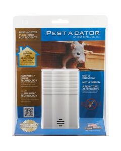 Pest A Cator Ultrasonic & Electromagnetic 2000 Sq. Ft. Coverage 110V Electronic Pest Repellent