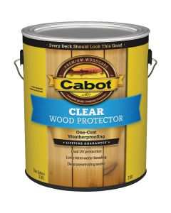 Cabot 2101 Clear Water-Based VOC Wood Protector, 1 Gal.