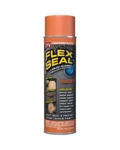 FLEX SEAL 14 Oz. Spray Rubber Sealant, Terra Cotta