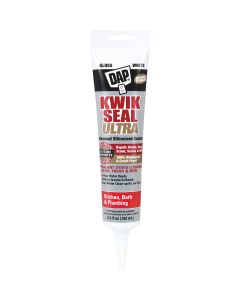 DAP KWIK SEAL ULTRA 5.5 Oz. White Siliconized Kitchen & Bath Sealant