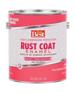 Do it Best Rust Coat Enamel Primer, Red Oxide, 1 Gal.