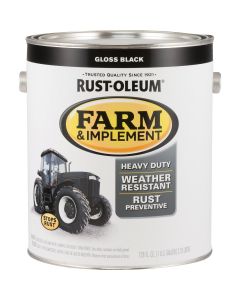 Rust-Oleum 1 Gallon Black Gloss Farm & Implement Enamel