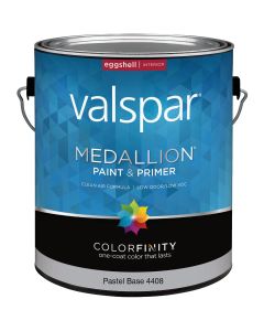 Valspar Medallion 100% Acrylic Paint & Primer Eggshell Interior Wall Paint, Pastel Base, 1 Gal.
