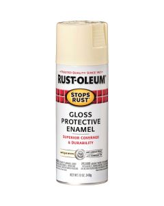 Rust-Oleum Stops Rust Gloss Antique White 12 Oz. Anti-Rust Spray Paint