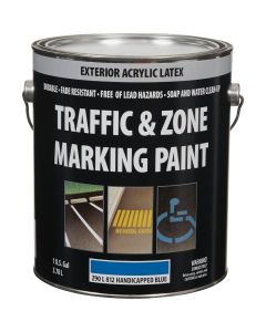 Traffic & Zone Handicap Blue Latex Gallon Traffic Paint
