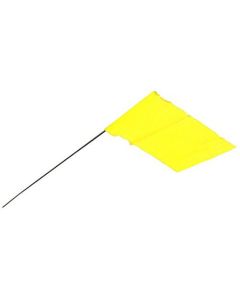 100pk Yellow Stake Flag