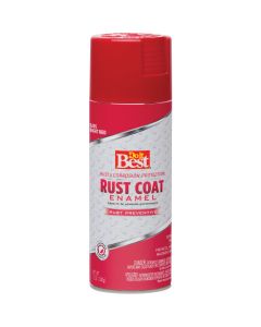 Do it Best Rust Coat Gloss Bright Red 12 Oz. Anti-Rust Spray Paint