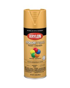 Krylon ColorMaxx 12 Oz. Gloss Spray Paint, Bauhaus Gold