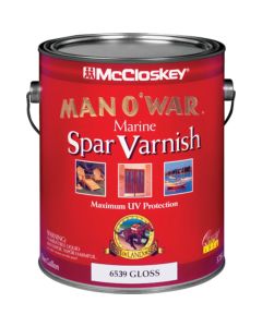 McCloskey Man O'War Gloss Low VOC Marine Spar Interior & Exterior Varnish, Gallon
