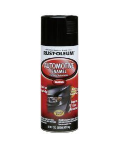 Rust-Oleum Stops Rust Automotive Enamel Spray Paint, 12 Oz., Gloss Black