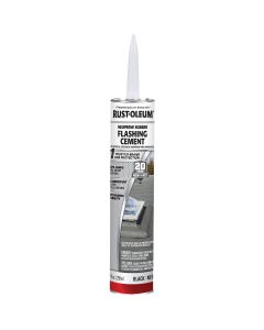 Rust-Oleum 10.1 Oz. Black Neoprene Rubber Flashing Cement