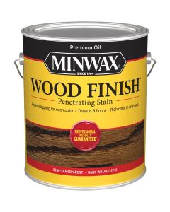 Minwax Wood Finish VOC Penetrating Stain, Dark Walnut, 1 Gal.