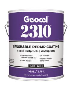 Geocel 2310 Clear 1 Gal. Tripolymer Brushable Repair Sealant Coating