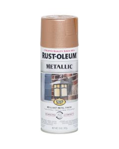 Rust-Oleum Stops Rust 11 Oz. Metallic Satin Spray Paint, Copper