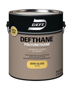 Deft Defthane Semi-Gloss Clear Interior/Exterior Polyurethane, 1 Gal.
