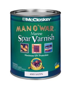 McCloskey Man O'War VOC Satin Spar Interior & Exterior Varnish, Quart