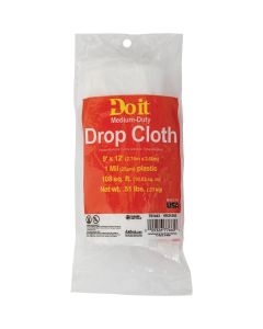 Do it Plastic 9 Ft. x 12 Ft. 1 mil Drop Cloth