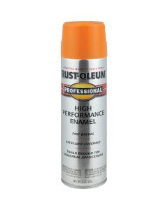 Rust-Oleum Professional 15 Oz. Gloss Industrial Enamel Spray Paint, Safety Orange