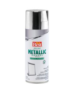 Do it Best 11 Oz. Metallic Satin Enamel Spray Paint, Silver