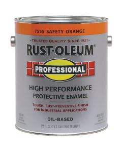 Rust-Oleum Professional Industrial Enamel, Safety Orange, 1 Gal.