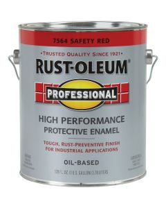 Rust-Oleum Professional Industrial Enamel, Safety Red, 1 Gal.