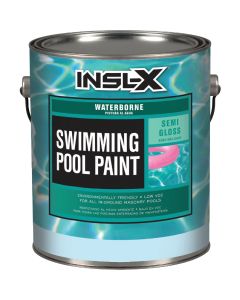 Insl-X 1 Gal. White Semi-Gloss Waterborne Pool Paint