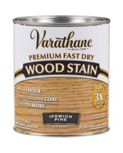 Varathane Fast Dry Ipswich Pine Urethane Modified Alkyd Interior Wood Stain, 1 Qt.