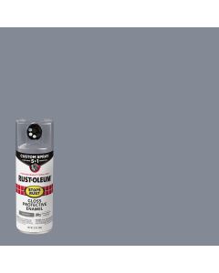 Rust-Oleum Stops Rust 12 Oz. Custom Spray 5 in 1 Gloss Spray Paint, Smoke Gray