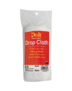 Do it Plastic 9 Ft. x 12 Ft. 2 mil Drop Cloth