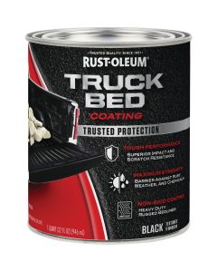 Rust-Oleum Automotive Truck Bed Coating, Quart, Black