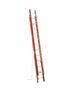 Werner 24 Ft. Fiberglass Extension Ladder with 300 Lb. Load Capacity Type IA Duty Rating