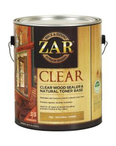 ZAR 1 Gal. Deck & Siding Clear Wood Sealer & Natural Toner Base