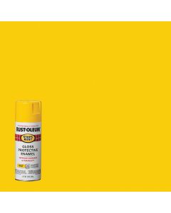 Rust-Oleum Stops Rust Sunburst Yellow Gloss 12 Oz. Anti-Rust Spray Paint