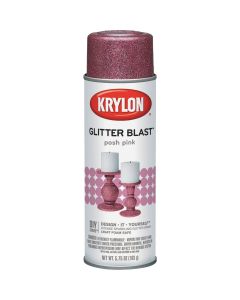 Krylon Glitter Blast 5.75 Oz. Posh Pink Spray Paint