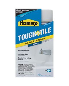 Homax Tough as Tile 16 Oz. White High Tub & Tile Spray Paint Finish (2-Pack)
