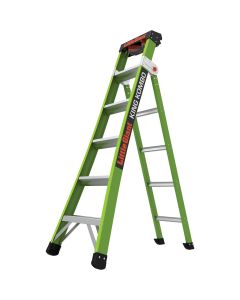 Little Giant King Kombo 6 Ft. To 10 Ft. 3-N-1 All Access Fiberglass Ladder With 375 Lb. Load Capacity Type 1AA Ladder Rating