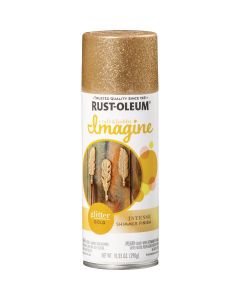 Rust-Oleum Imagine Craft & Hobby 10.25 Oz. Intense Gold Glitter Spray Paint