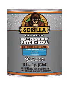 Gorilla 16 Oz. Clear Waterproof Patch & Seal Liquid