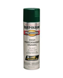 Rust-Oleum Professional Fast Dry 15 Oz. Gloss High Performance Enamel Spray Paint, Hunter Green